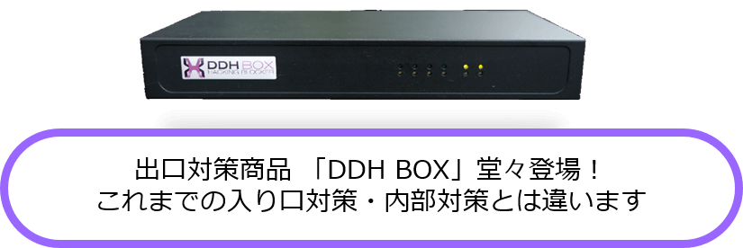セキュリティ出口対策製品「DDH BOX」